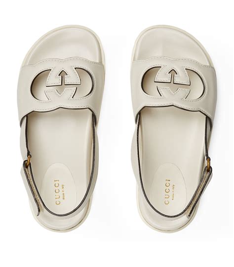 Womens Gucci white Leather